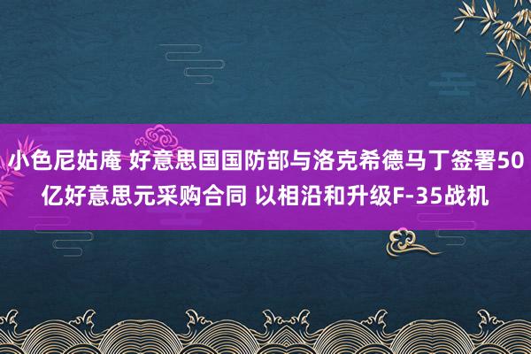 小色尼姑庵 好意思国国防部与洛克希德马丁签署50亿好意思元采购合同 以相沿和升级F-35战机